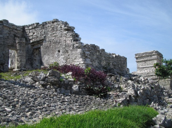 Canon DIGITAL IXUS I sample photo. Mayan ruins photography