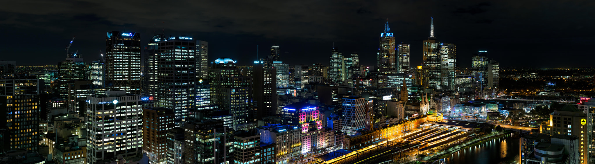 Nikon AF-S Nikkor 70-200mm F2.8G ED VR II sample photo. Flinders st station and federation square photography