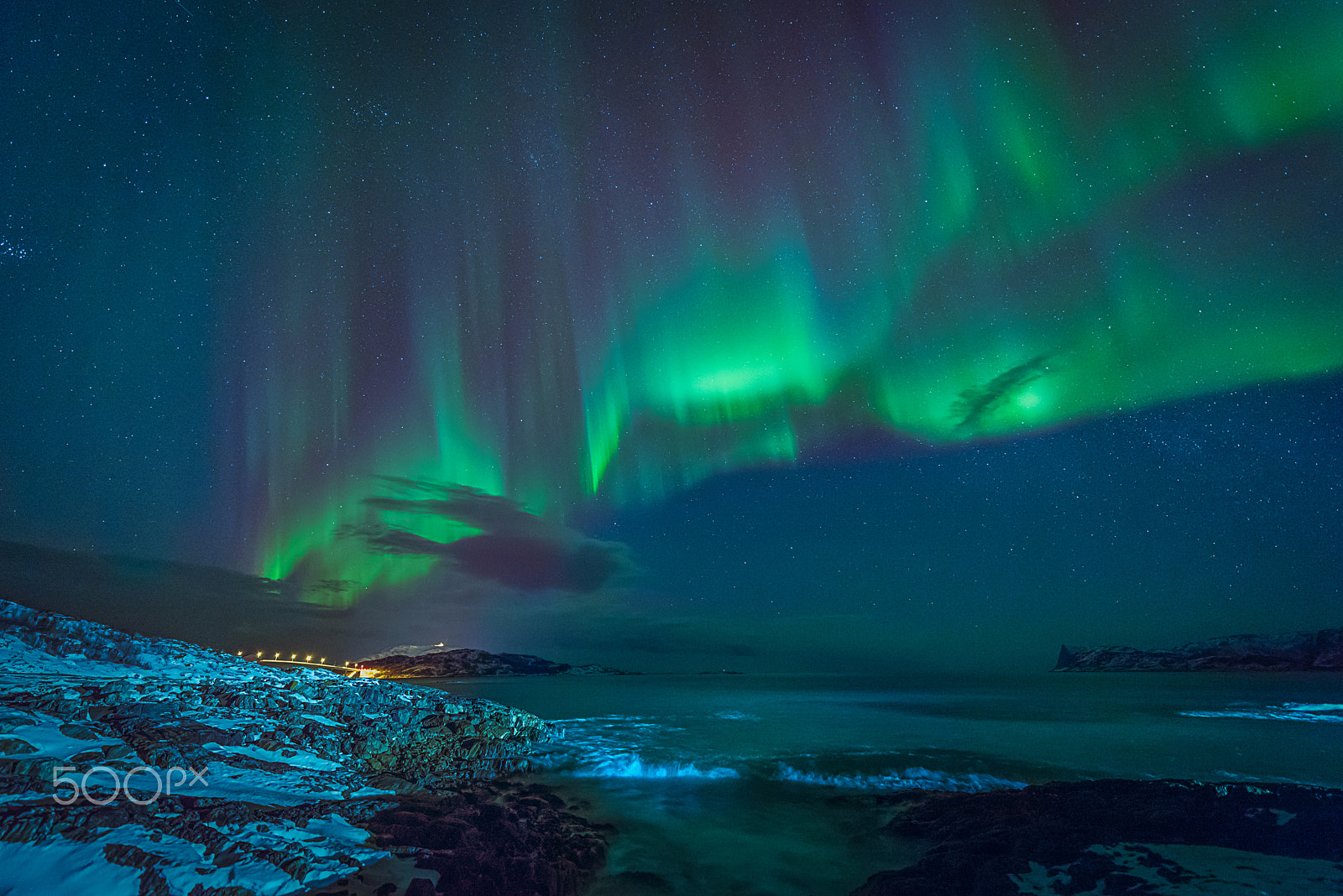 Nikon D810A sample photo. Aurora at sommarøy photography