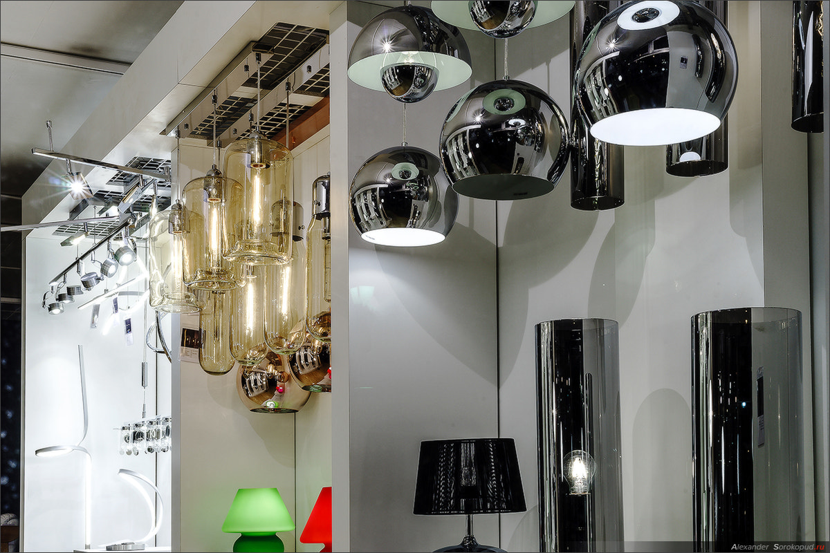 Artistic interior of furnityre shop