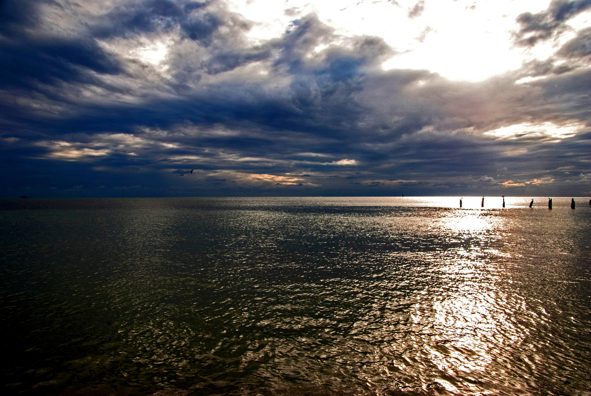 Nikon D40X sample photo. Storm @ sunset photography