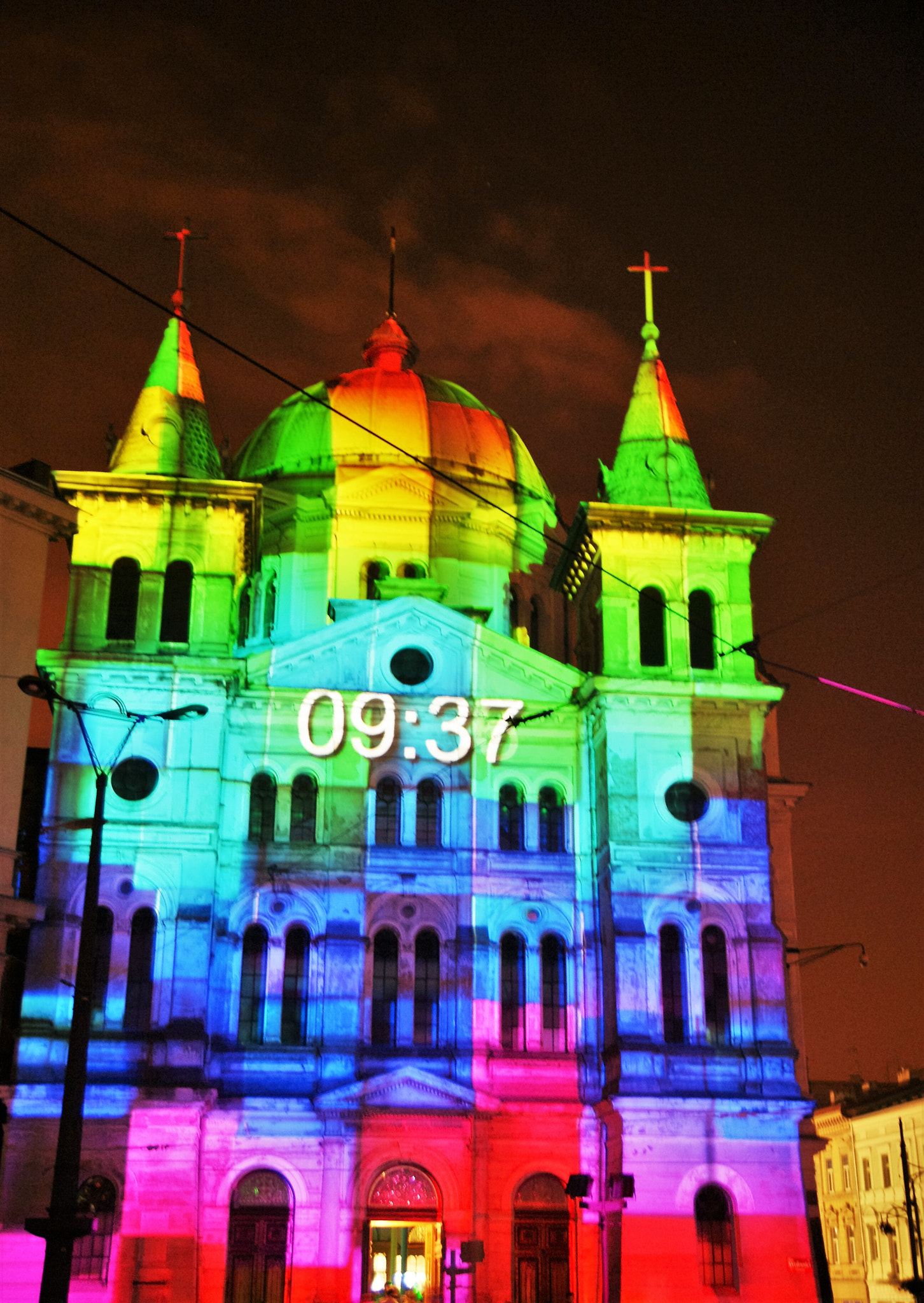 Sony Alpha DSLR-A300 sample photo. Light move festival lodz photography