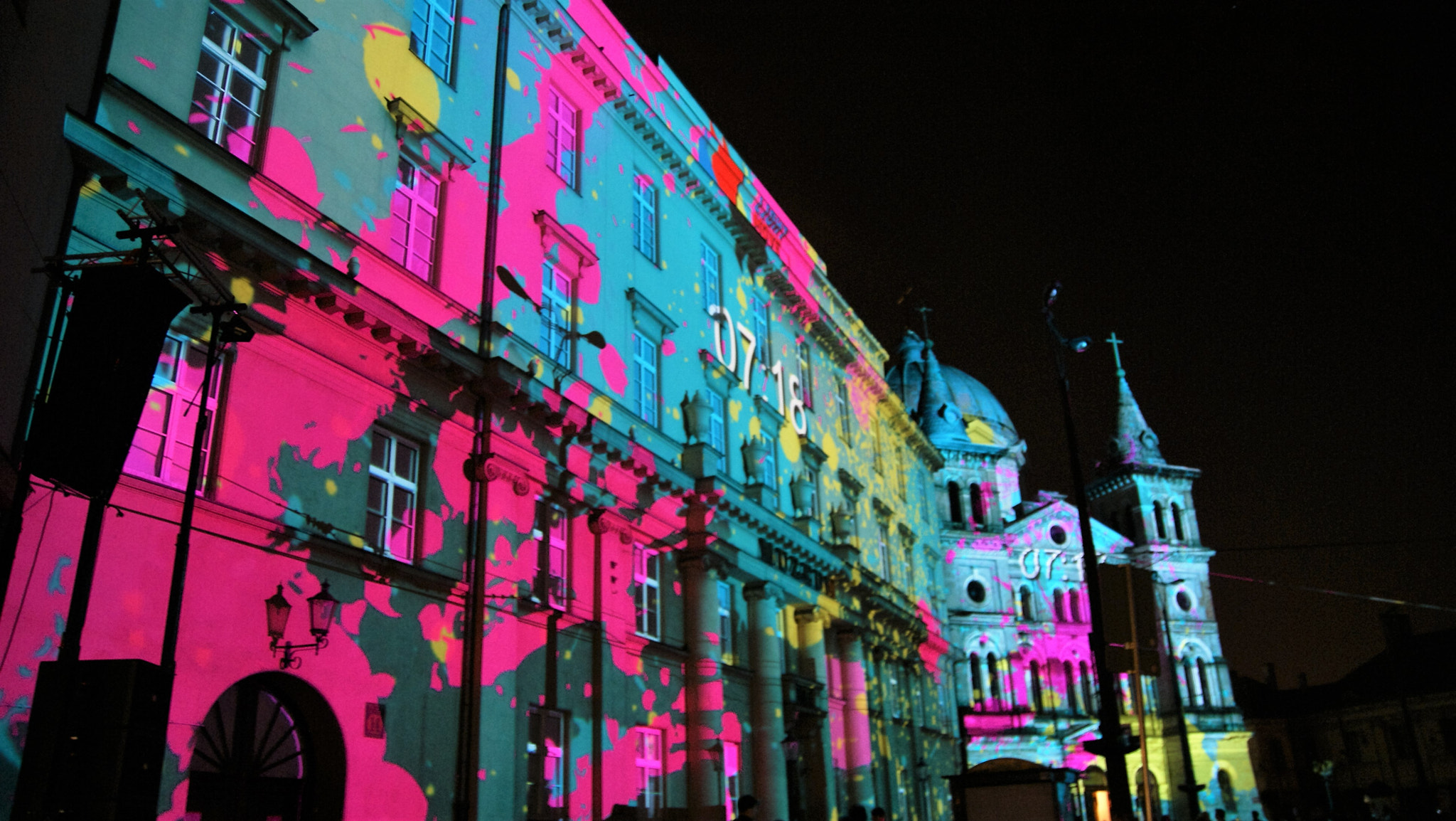 Sony Alpha DSLR-A300 sample photo. Light move festival lodz photography