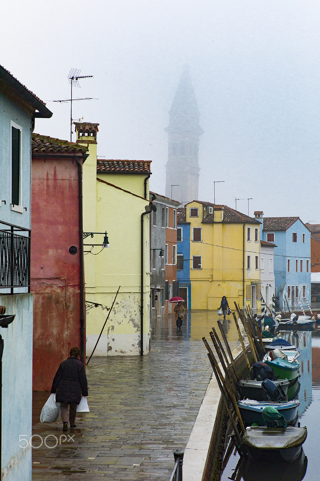 Leica Summicron-M 90mm f/2 (II) sample photo. Burano houses photography