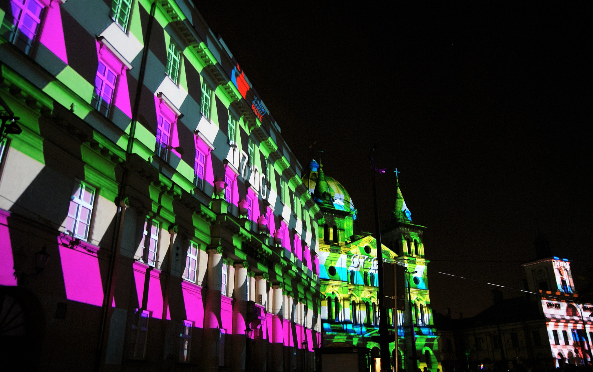 Sony Alpha DSLR-A300 sample photo. Light move festival lodz photography