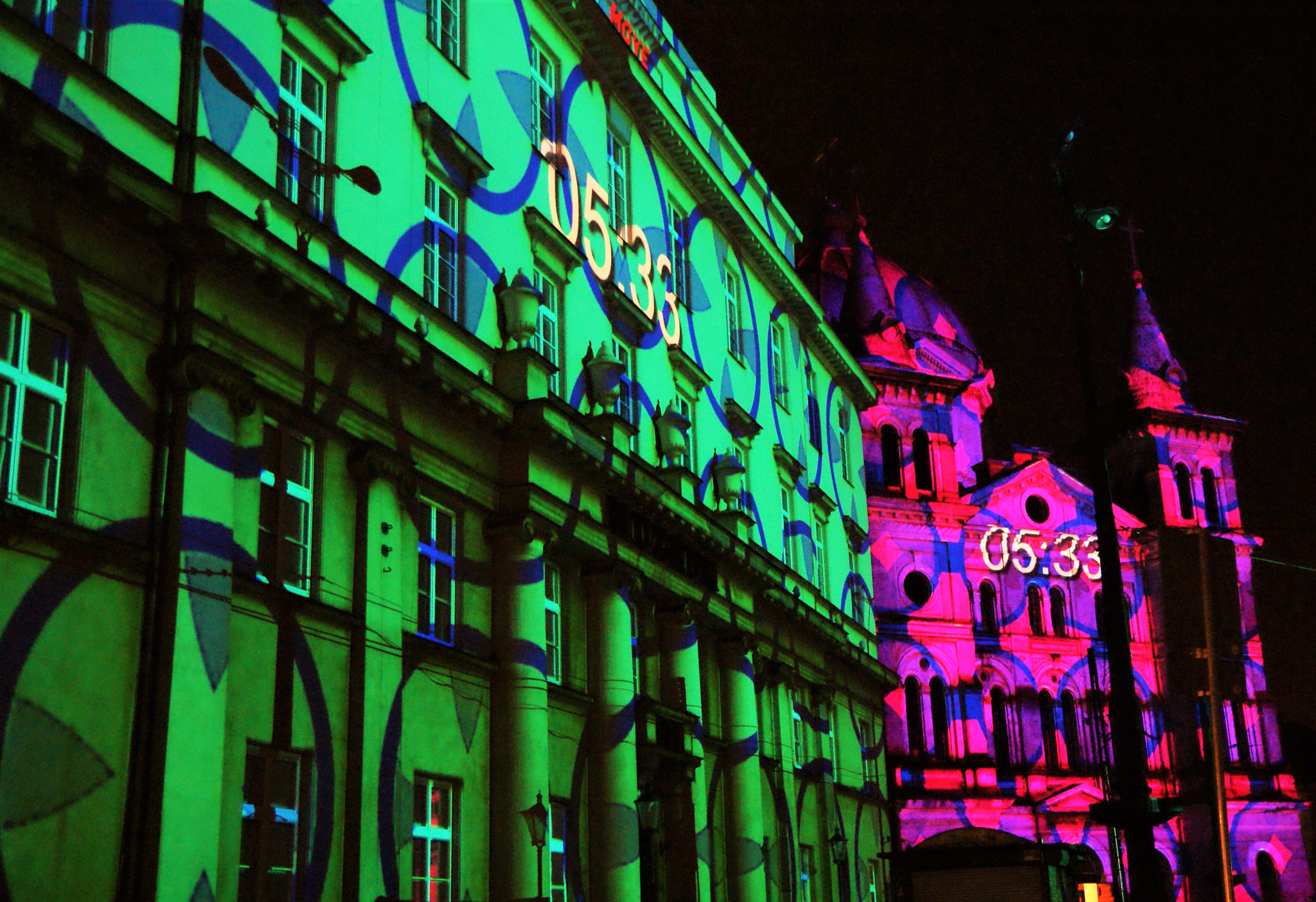 Sony Alpha DSLR-A300 sample photo. Light move festival lodz photography