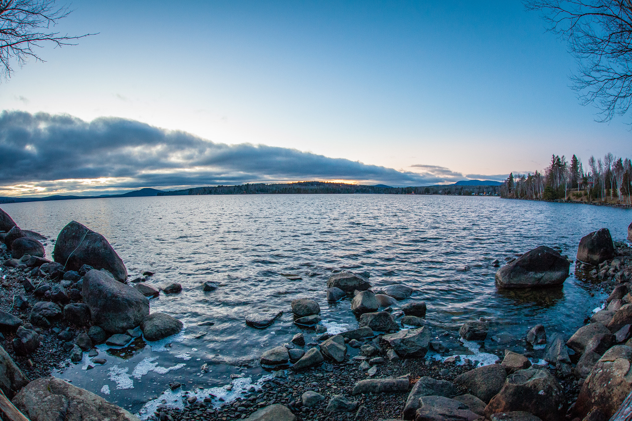 Canon EOS 5D Mark II + Sigma 15mm f/2.8 EX Fisheye sample photo. Rangely lake photography