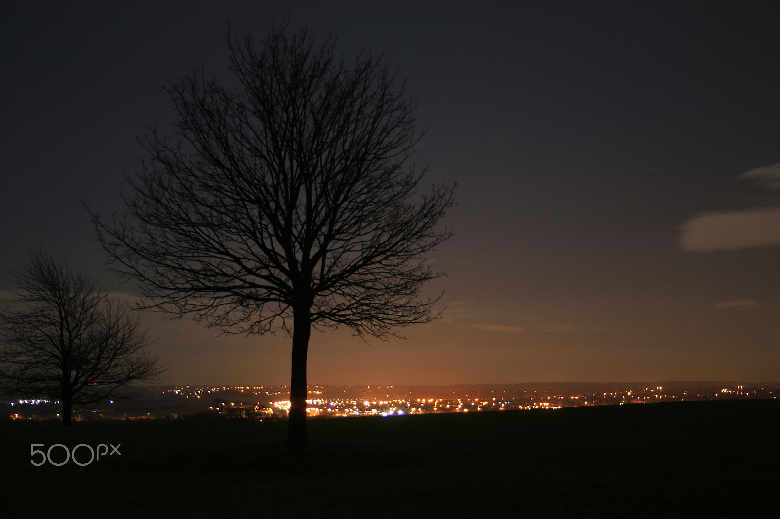 Canon EOS 70D + Canon EF-S 18-55mm f/3.5-5.6 USM sample photo. Moon lit photography