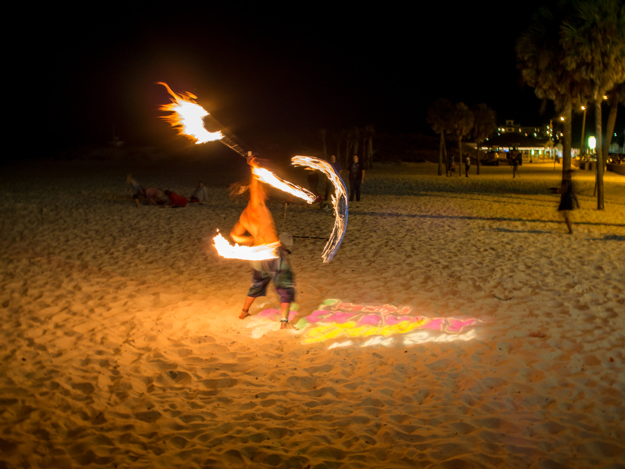 Olympus PEN E-PL6 + Olympus M.Zuiko Digital 17mm F2.8 Pancake sample photo. Fire dance photography