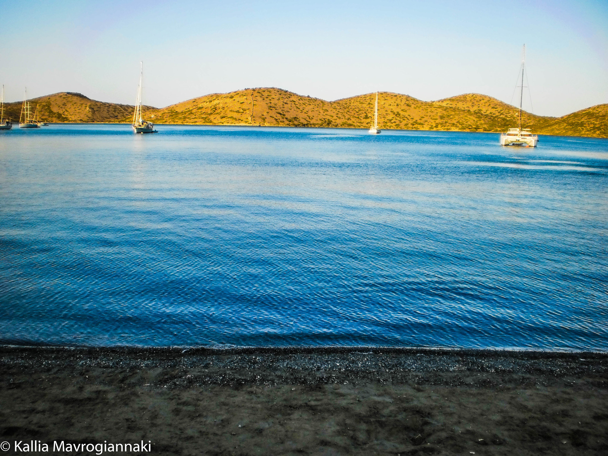 Olympus T105,T100,X36 sample photo. Elouda beach photography