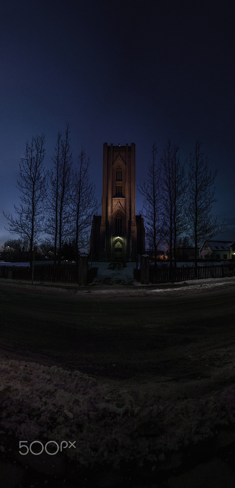 Nikon D3200 + AF Zoom-Nikkor 28-80mm f/3.3-5.6G sample photo. The catholic church in reykjavik, iceland photography