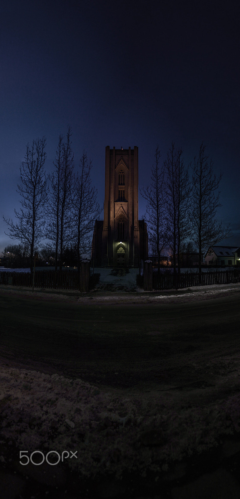 AF Zoom-Nikkor 28-80mm f/3.3-5.6G sample photo. The catholic church in reykjavik, iceland photography
