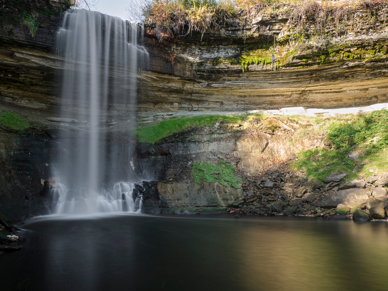 Panasonic Lumix G X Vario 12-35mm F2.8 ASPH Power OIS sample photo. Minnehaha falls photography