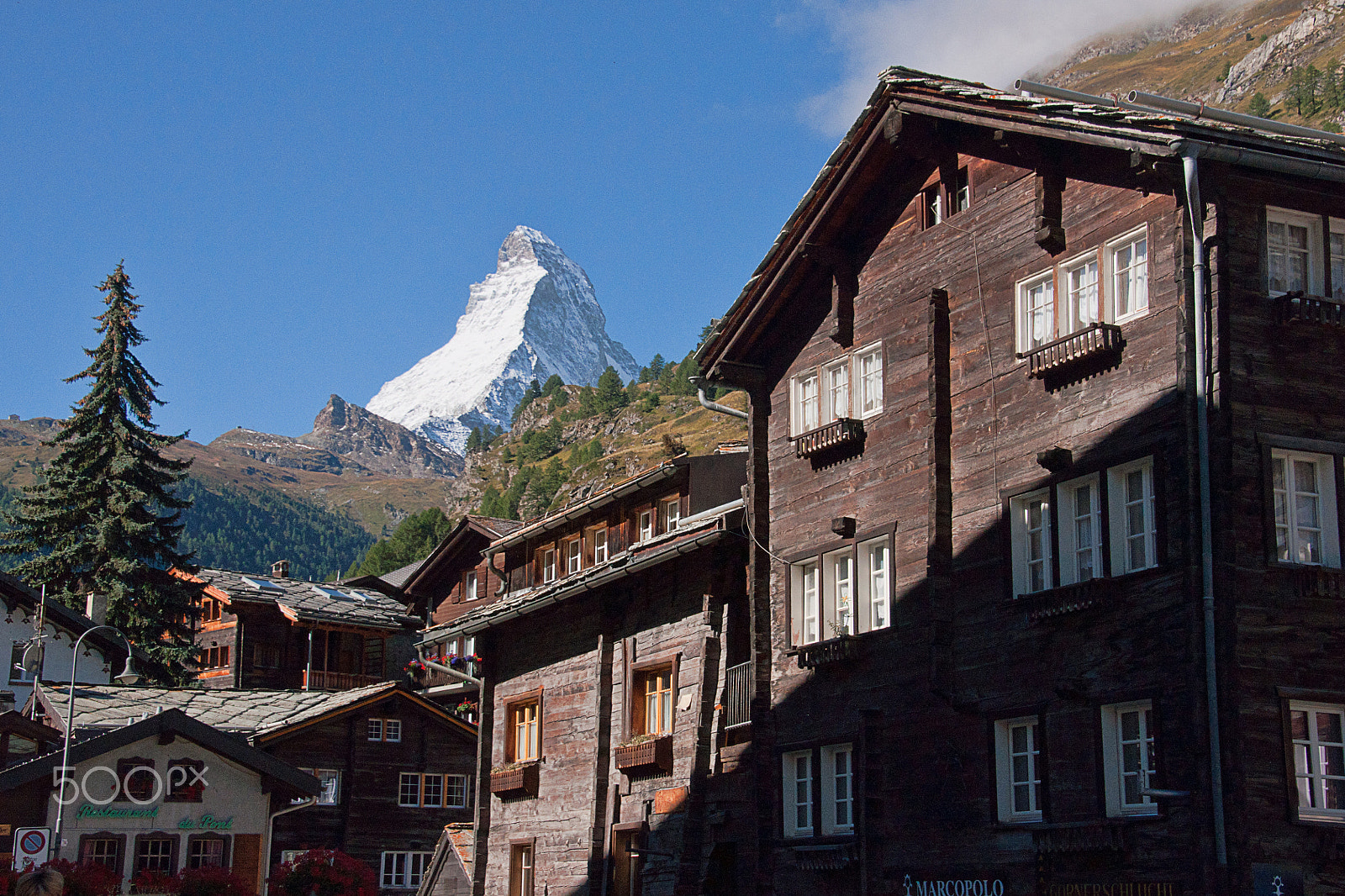 Tamron 18-270mm F3.5-6.3 Di II PZD sample photo. Matterhorn from zermatt photography