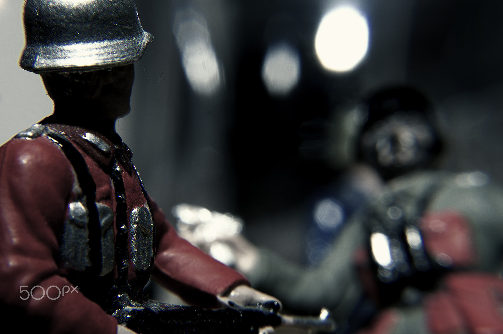 AF Zoom-Nikkor 35-70mm f/3.3-4.5 N sample photo. Toy soldiers photography