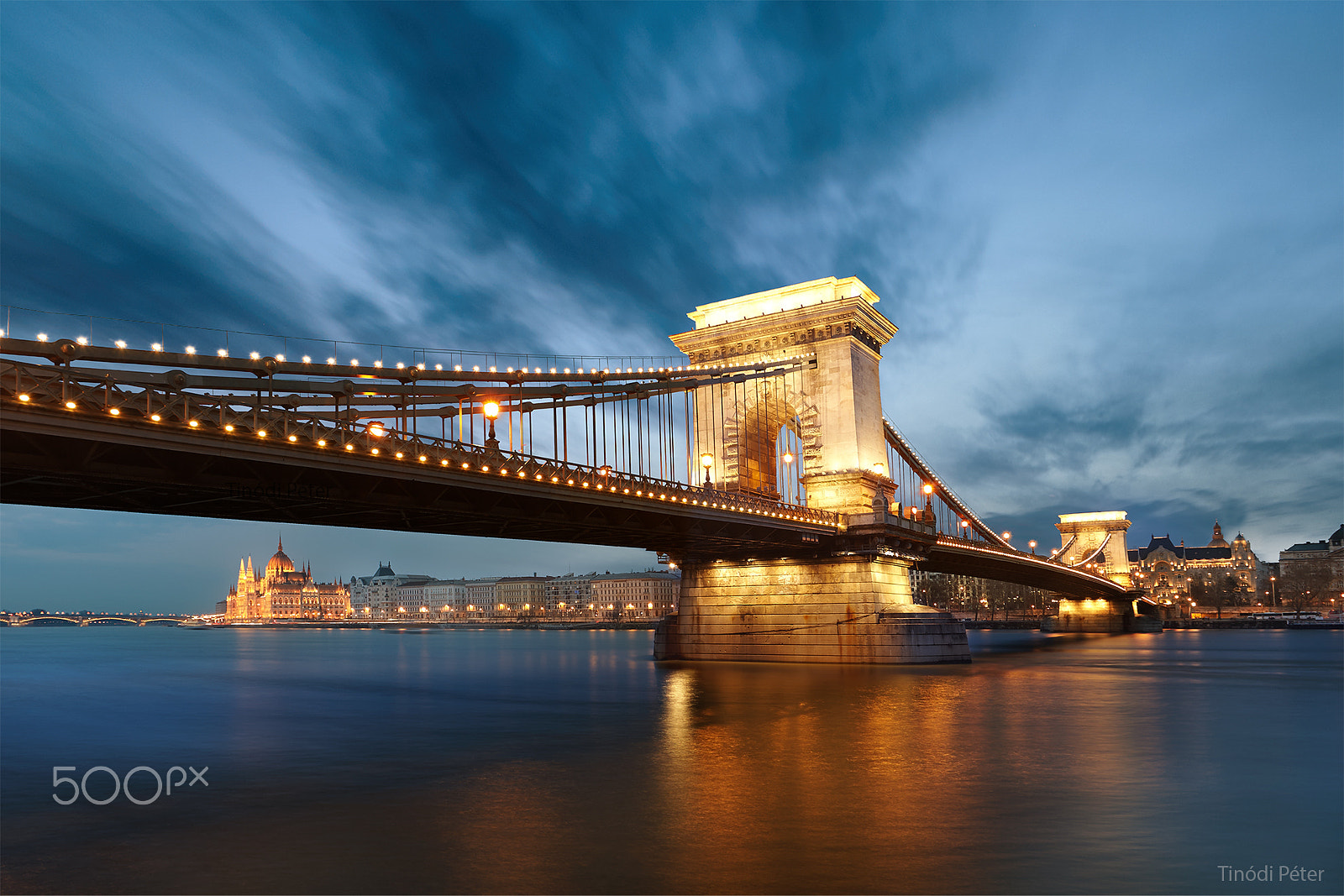 Canon EOS-1D Mark III + Canon EF 16-35mm F2.8L USM sample photo. Chain bridge photography