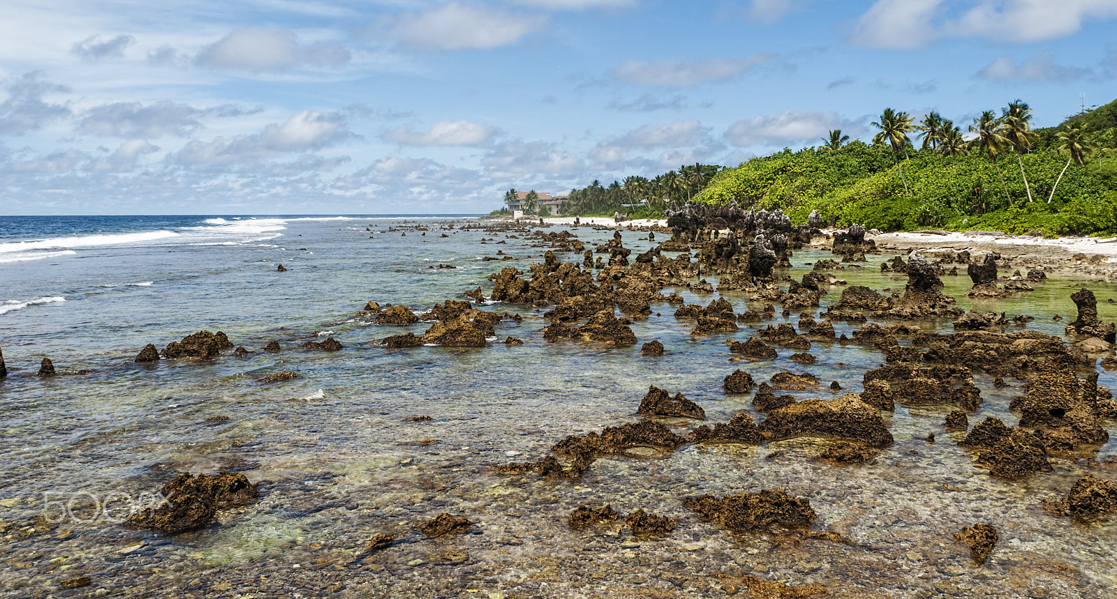 Nikon D80 + Nikon AF Nikkor 20mm F2.8D sample photo. Nauru coast photography