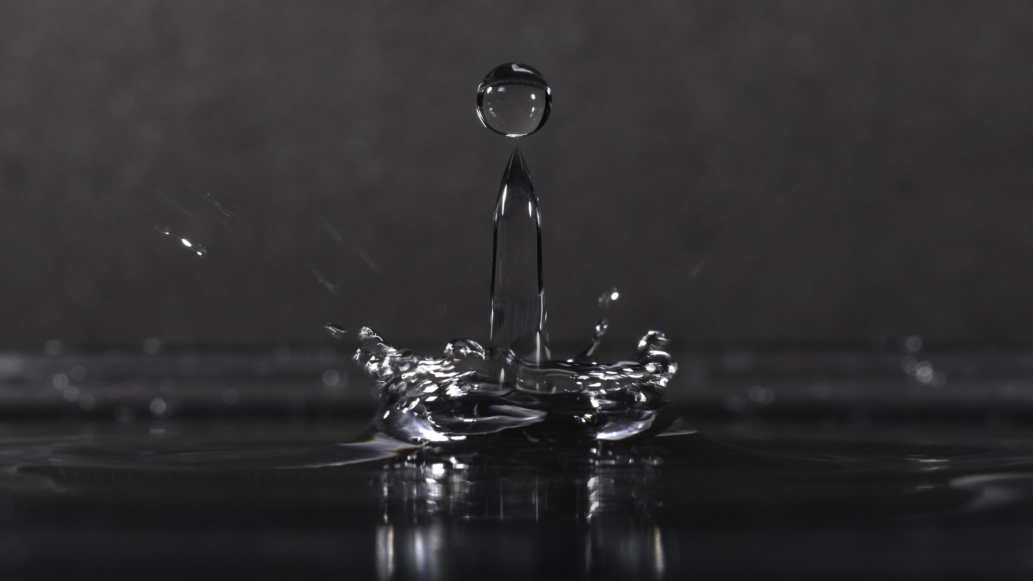 Canon EOS 5D Mark II + Sigma 105mm F2.8 EX DG OS HSM sample photo. " water drop " photography