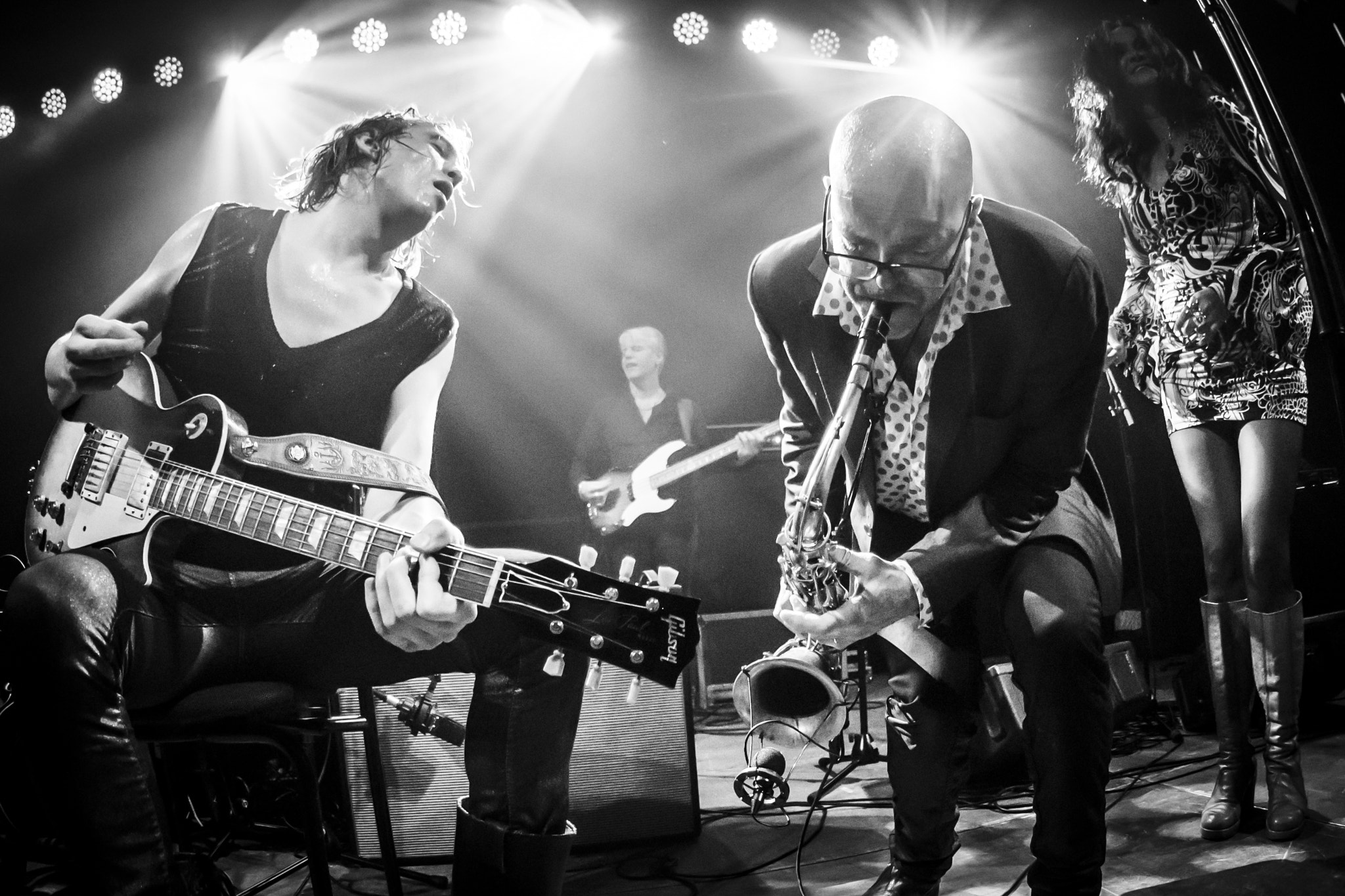 Nikon AF DX Fisheye-Nikkor 10.5mm F2.8G ED sample photo. Ralph de jong and band hengelo theater photography