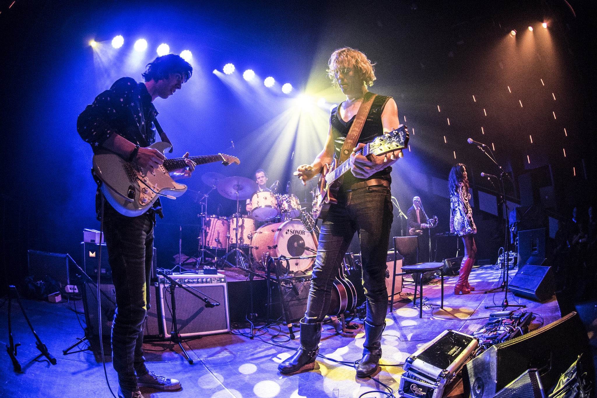 Nikon AF DX Fisheye-Nikkor 10.5mm F2.8G ED sample photo. Ralph de jong and band hengelo theater photography