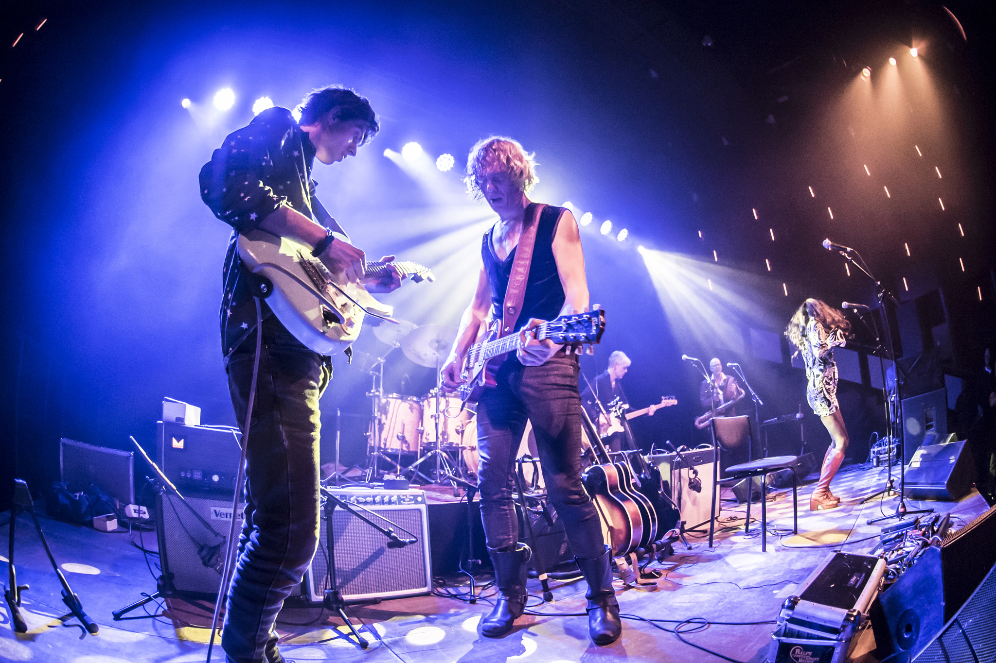 Nikon AF DX Fisheye-Nikkor 10.5mm F2.8G ED sample photo. Ralph de jong and band hengelo theater photography