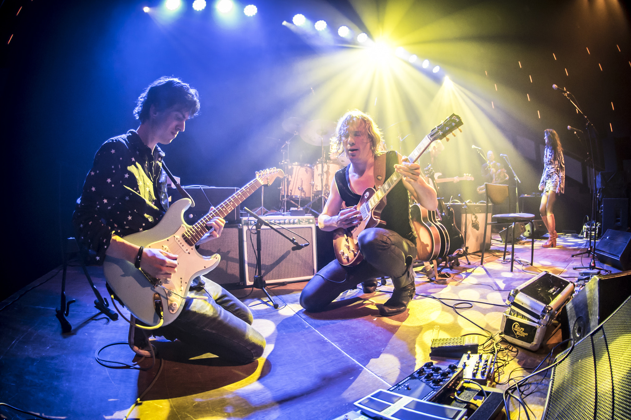 Nikon AF DX Fisheye-Nikkor 10.5mm F2.8G ED sample photo. Ralph de jong and band hengelo theater photography