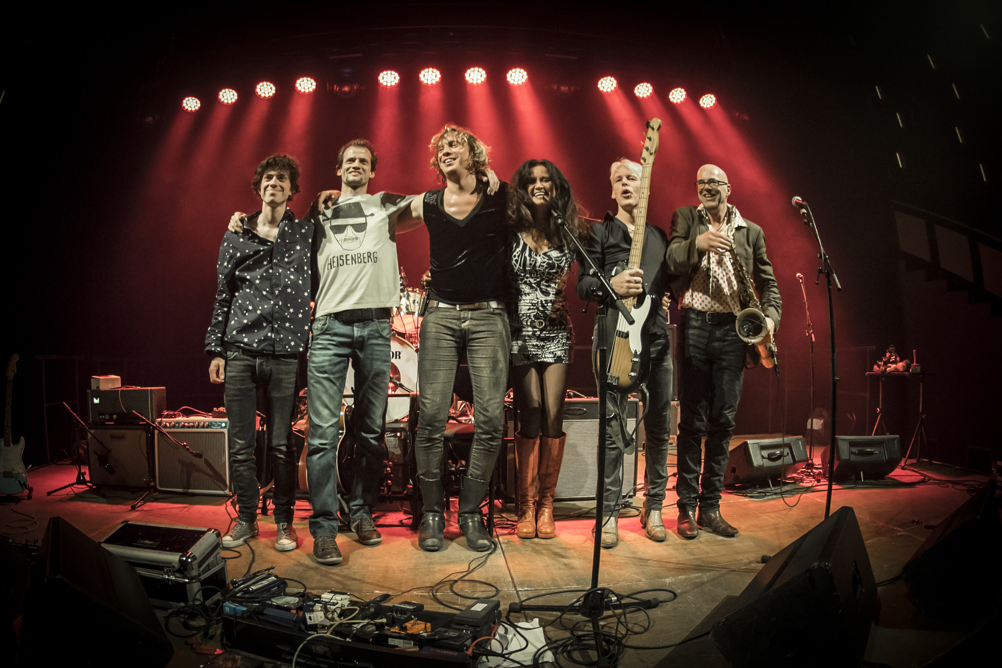 Nikon AF DX Fisheye-Nikkor 10.5mm F2.8G ED sample photo. Ralph de jong and band hengelo theater photography