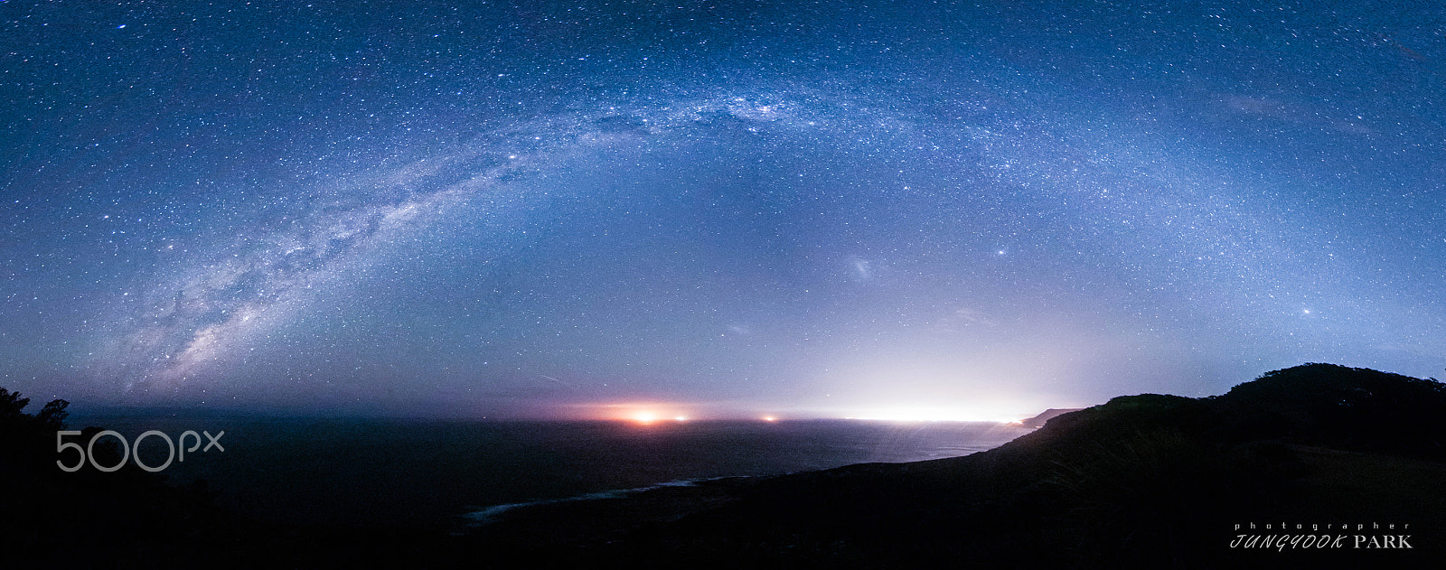 Nikon AF DX Fisheye-Nikkor 10.5mm F2.8G ED sample photo. Night rainbow, photography