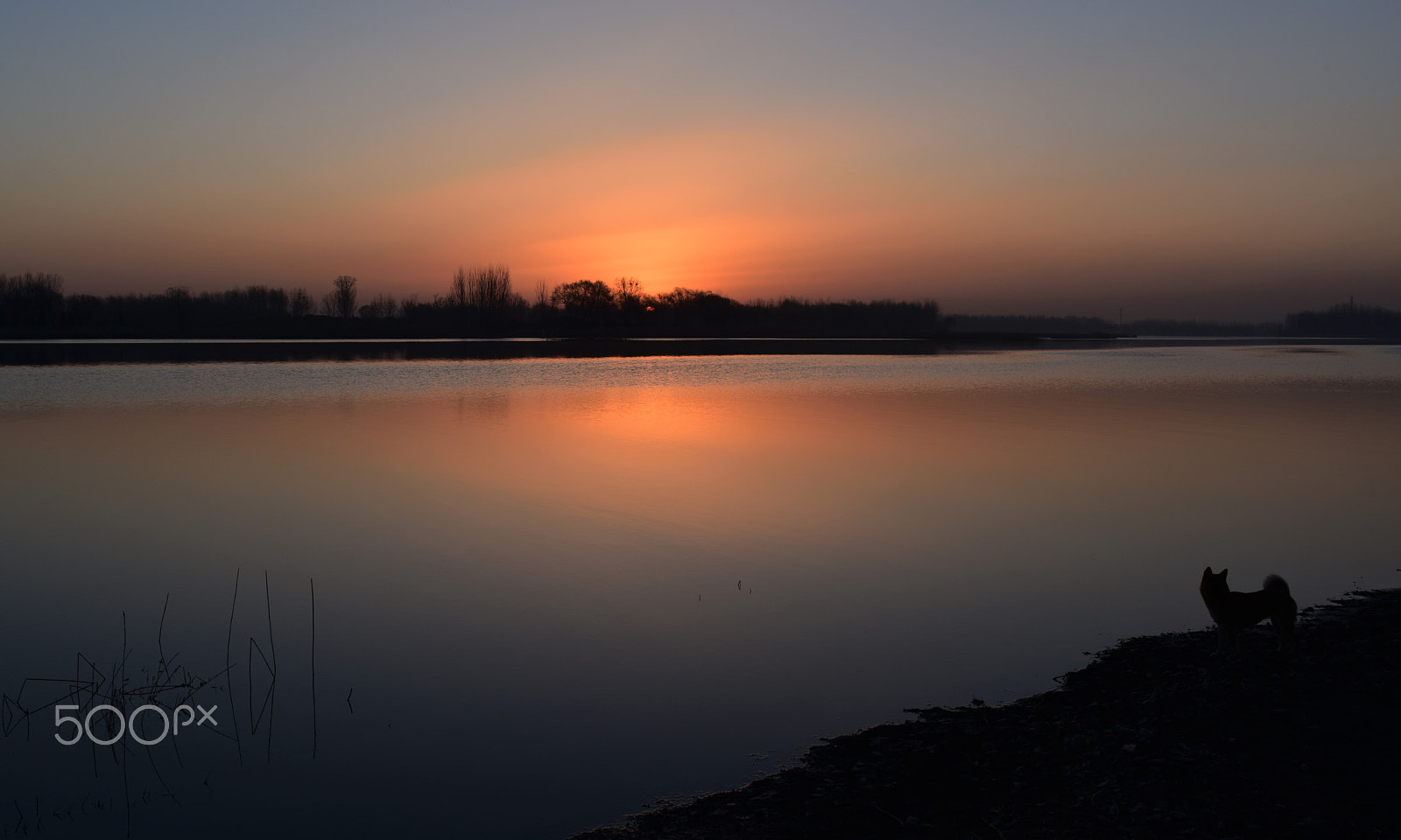 AF-S Nikkor 35mm f/1.8G sample photo. Sunrise in the river photography