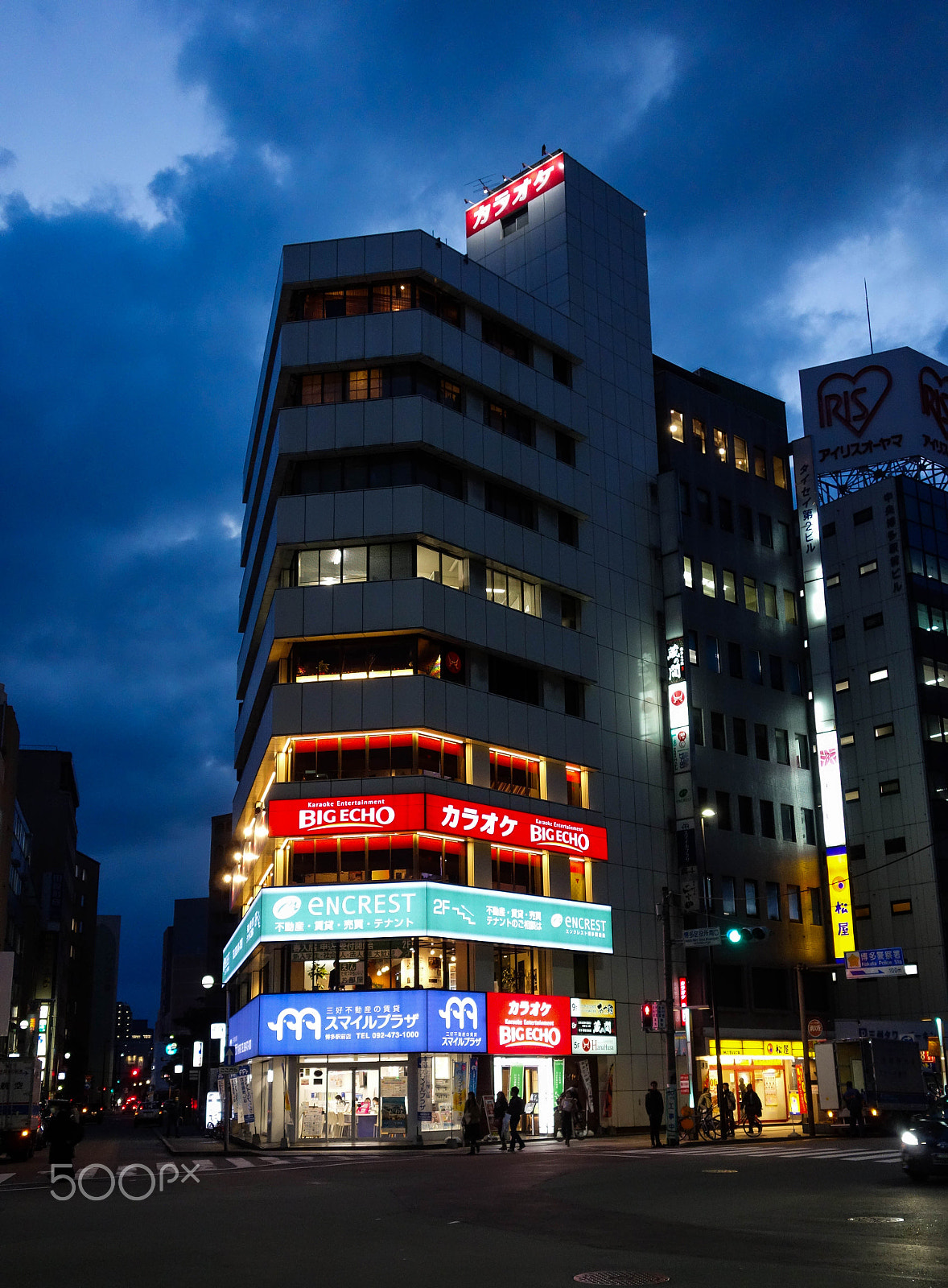 Hasselblad Stellar sample photo. Night time in japan photography