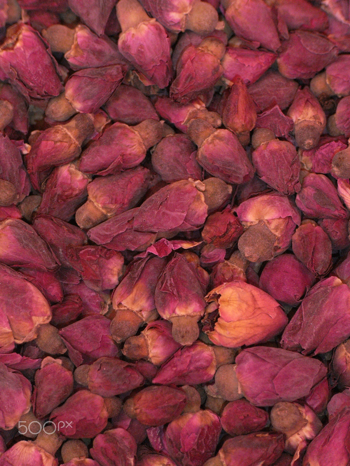 Ricoh Caplio R5 sample photo. Textures: pink pot pourri photography