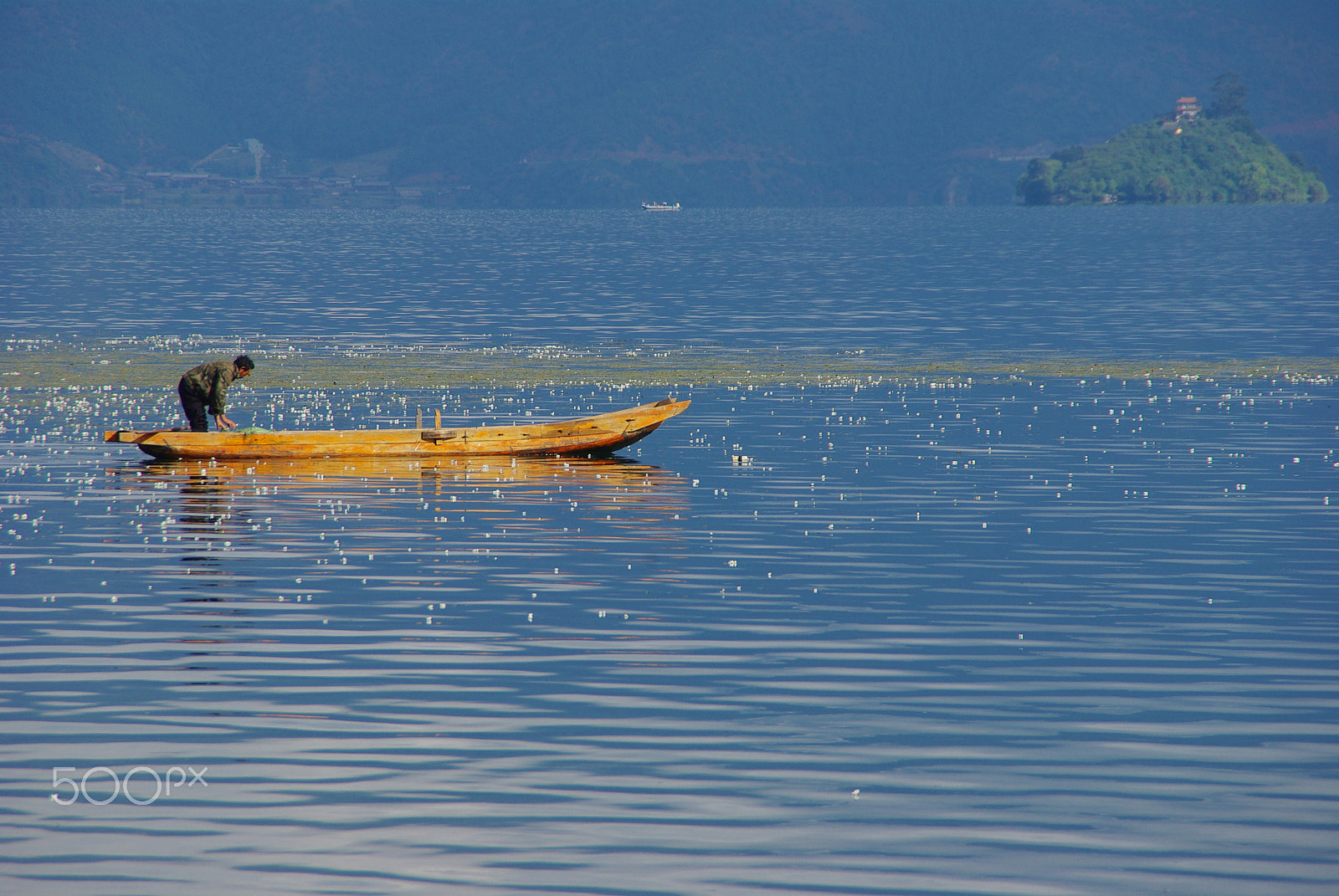 Pentax K-m (K2000) sample photo. Lugu lake photography