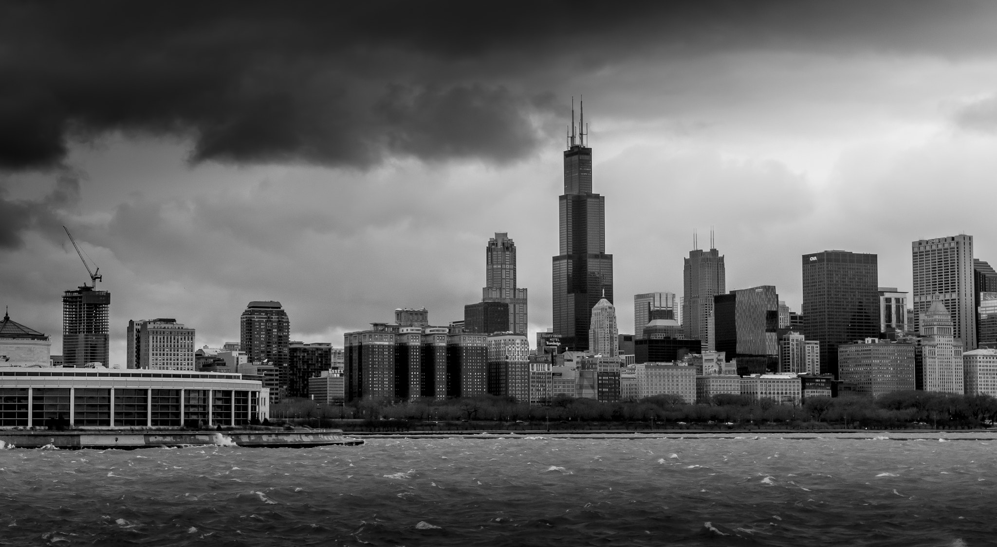 Tamron SP 15-30mm F2.8 Di VC USD sample photo. Chicago cityscape black-n-white photography