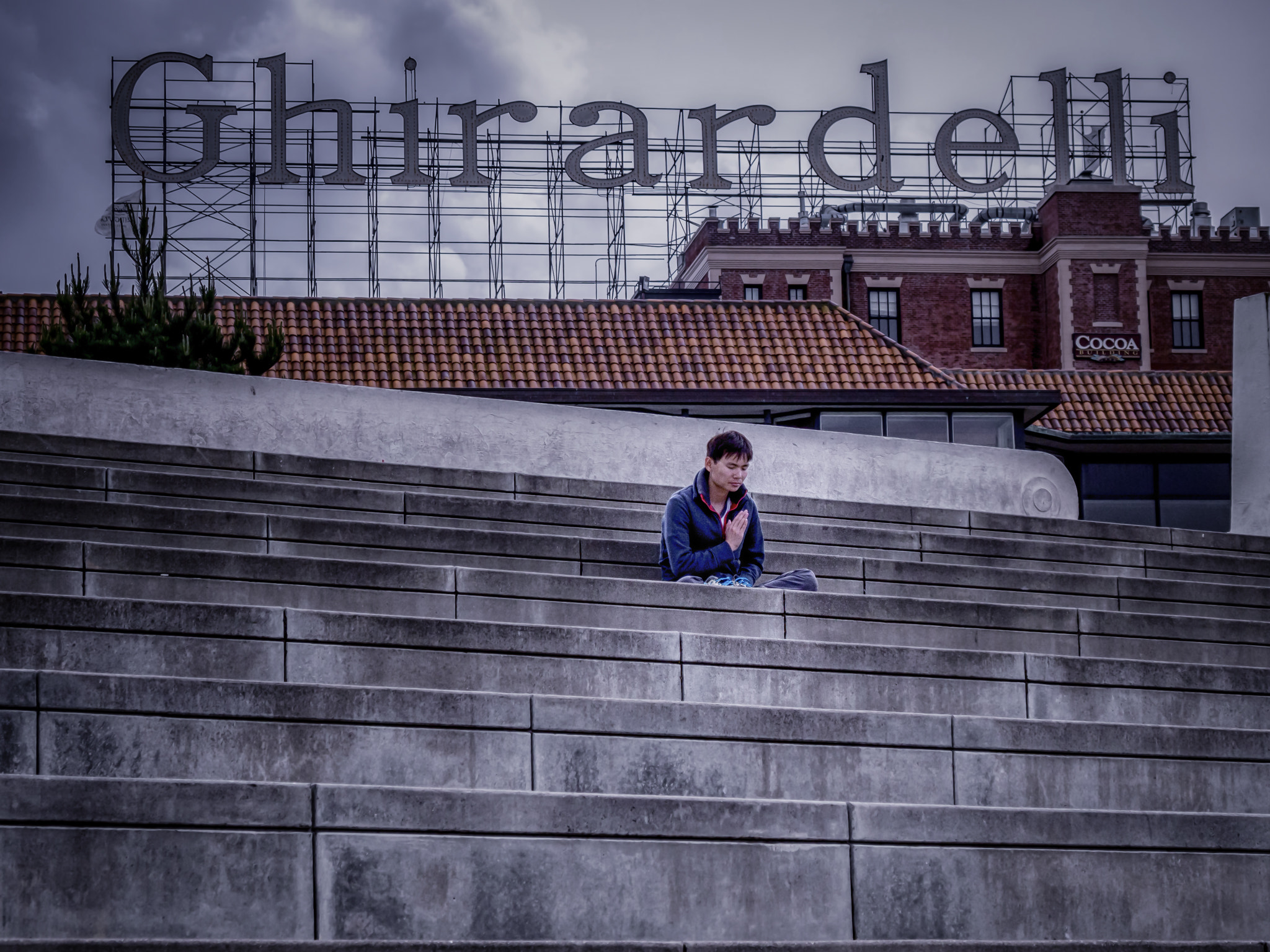 Olympus PEN E-PL5 sample photo. Meditation photography
