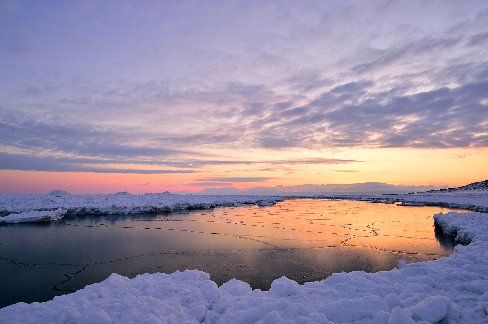 Nikon Df + Nikon AF-S Nikkor 20mm F1.8G ED sample photo. Drift ice photography