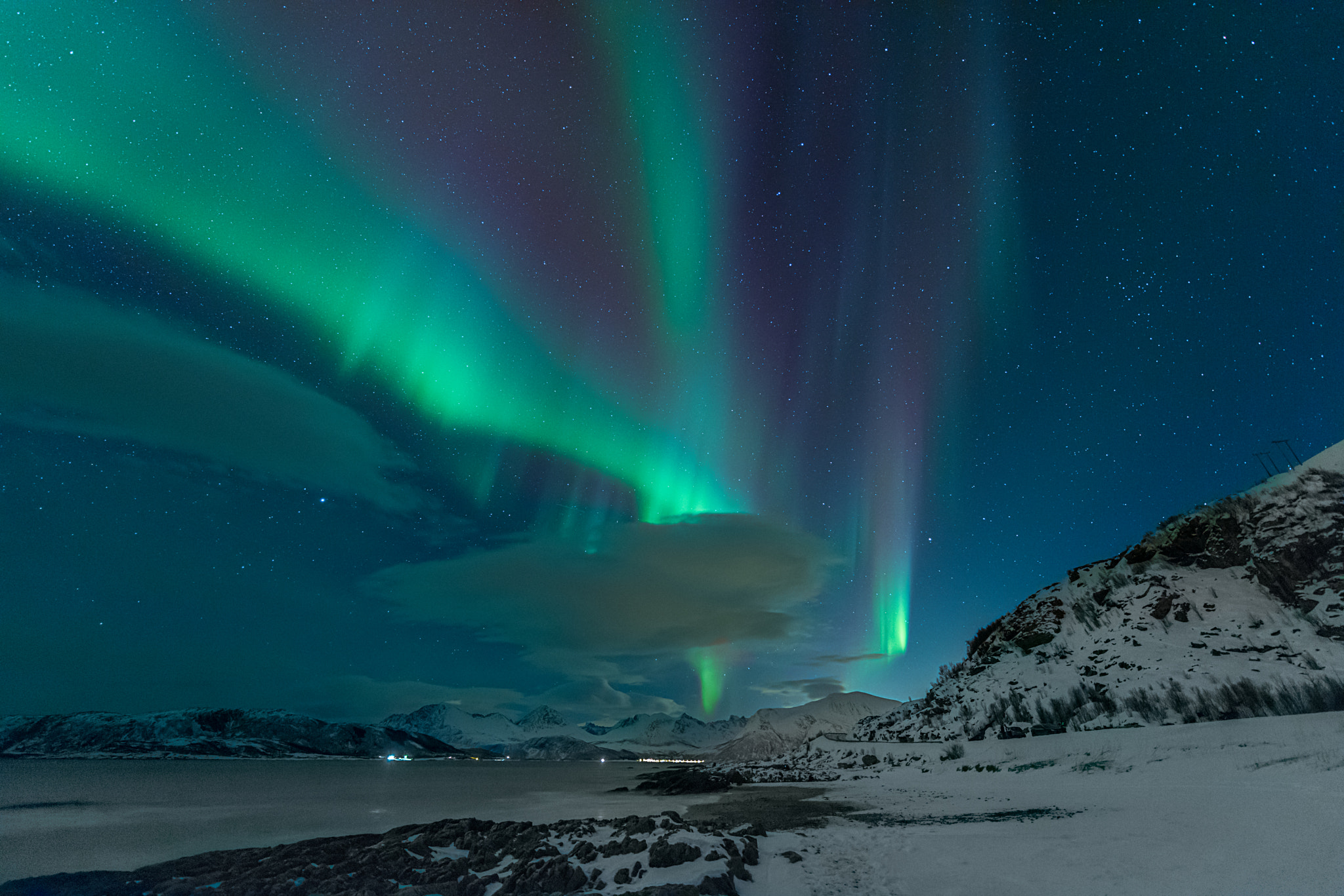 Nikon D810A sample photo. More aurora at sommarøy photography