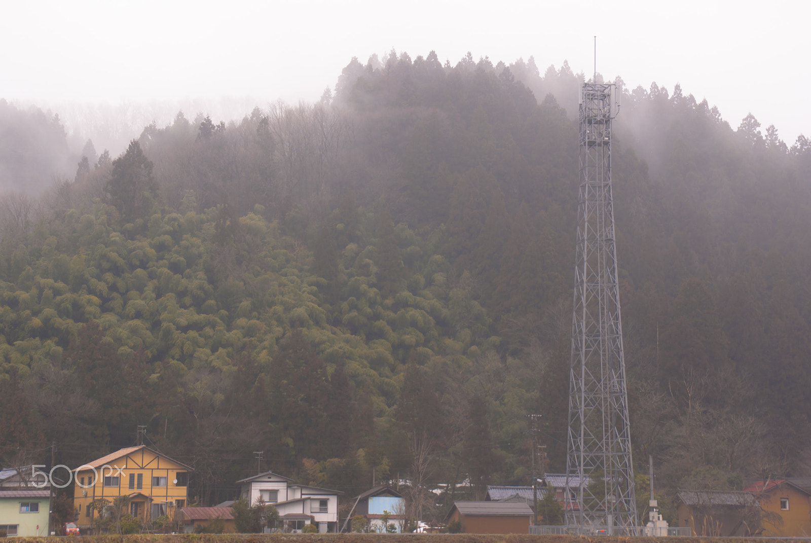 Tamron AF 18-200mm F3.5-6.3 XR Di II LD Aspherical (IF) Macro sample photo. "春の靄 " haze in the spring photography