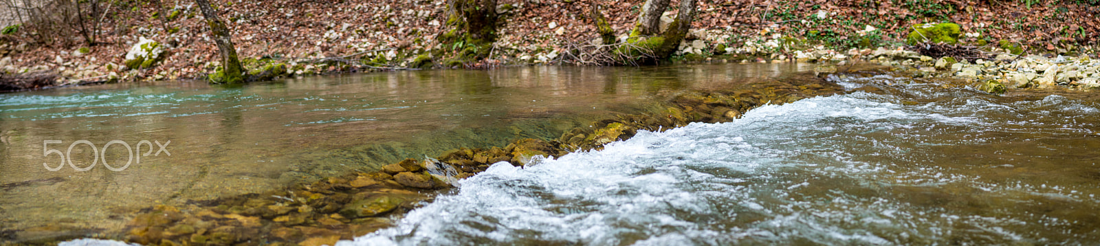 Panasonic Lumix G 42.5mm F1.7 ASPH Power OIS sample photo. Creek photography