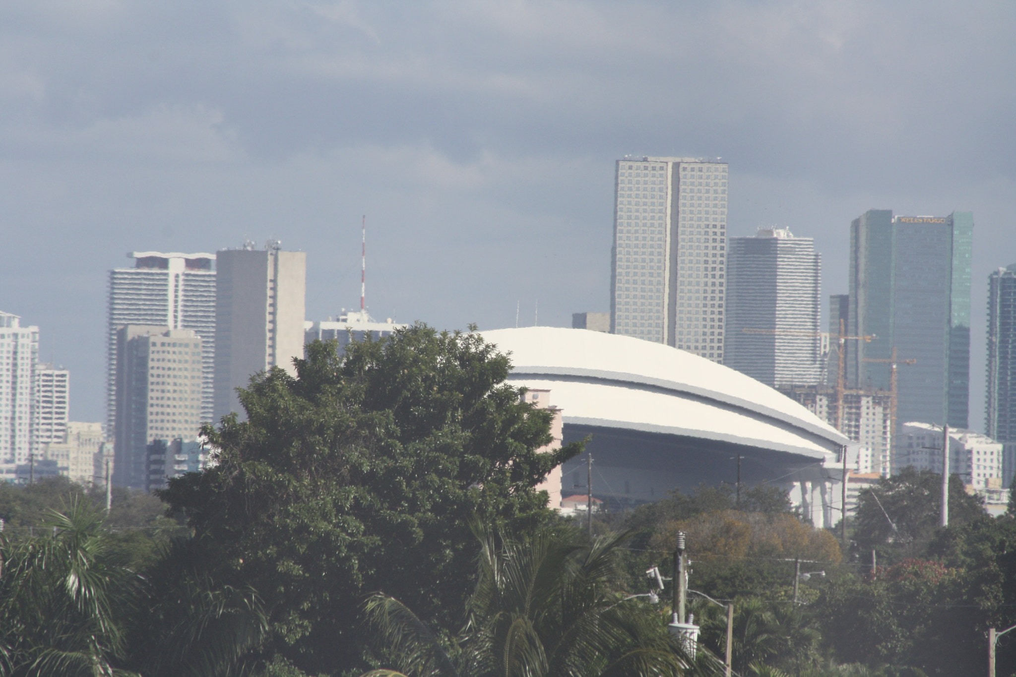Canon EF 75-300mm f/4-5.6 USM sample photo. Marlin park, miami photography