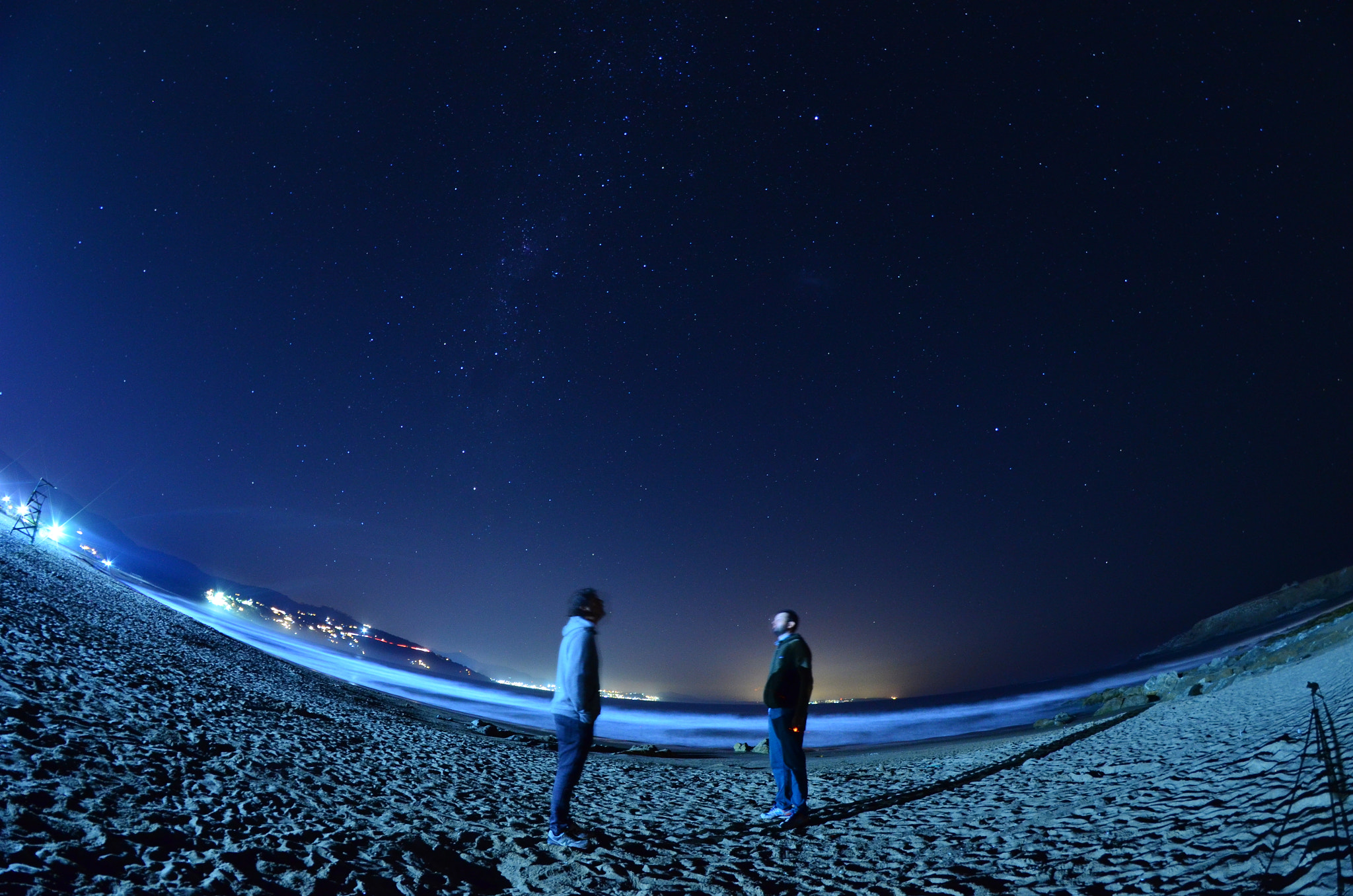 Nikon D5100 + Samyang 8mm F3.5 Aspherical IF MC Fisheye sample photo. Staring at the stars! photography