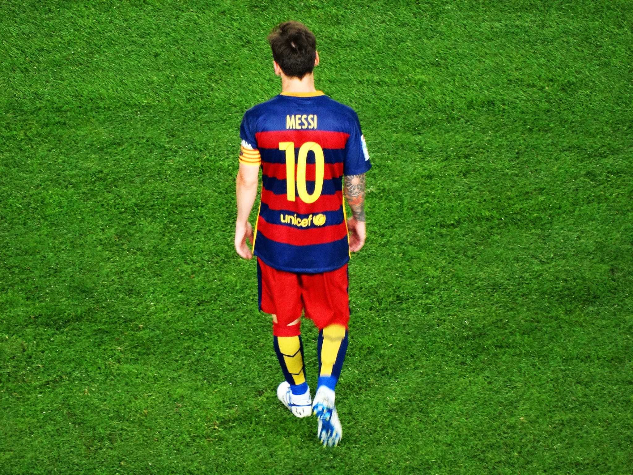 Lionel Messi at Camp Nou