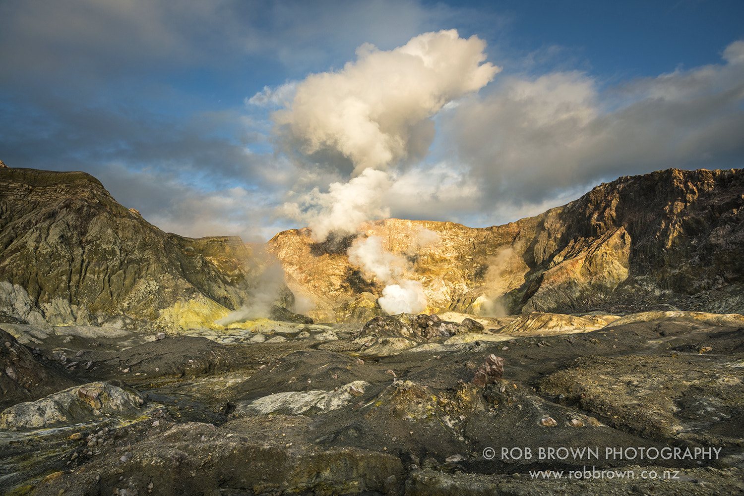 Nikon D800E + Nikon AF-S Nikkor 20mm F1.8G ED sample photo. White island, new zealand photography