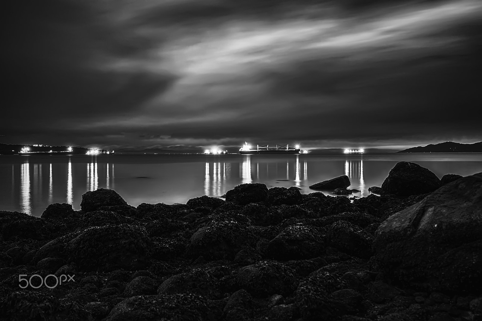 Nikon AF-S Nikkor 14-24mm F2.8G ED sample photo. Inlet at night no.3 photography