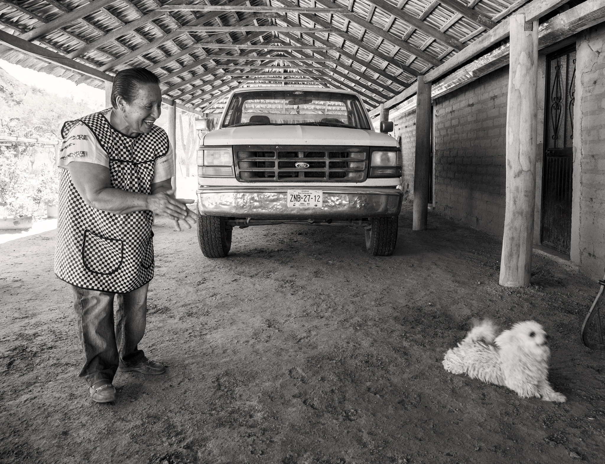 Pentax smc DA 18-55mm F3.5-5.6 AL WR sample photo. The rancher and the dancing dog photography