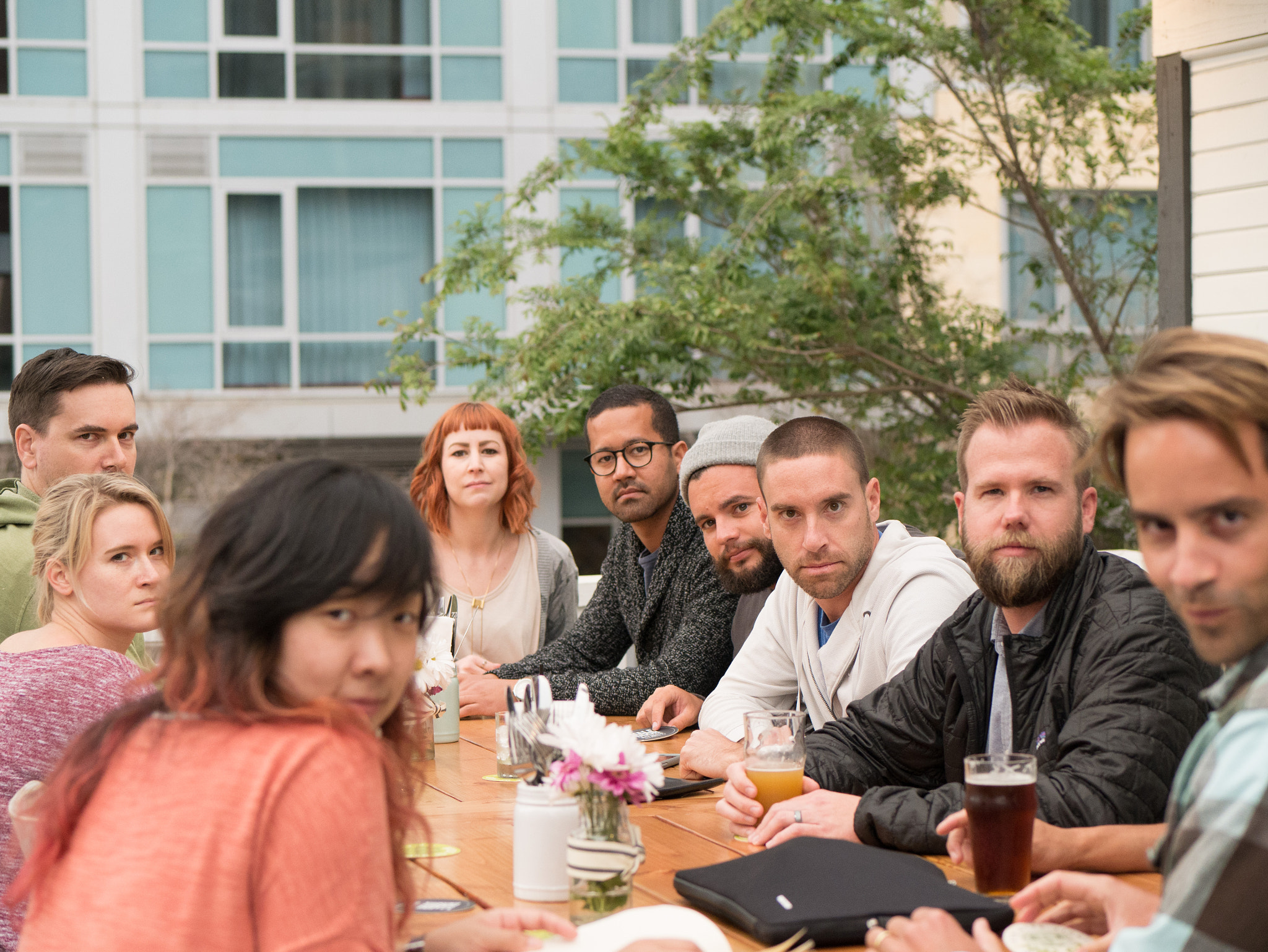 Panasonic Lumix G 42.5mm F1.7 ASPH Power OIS sample photo. Coworkers at the bar photography