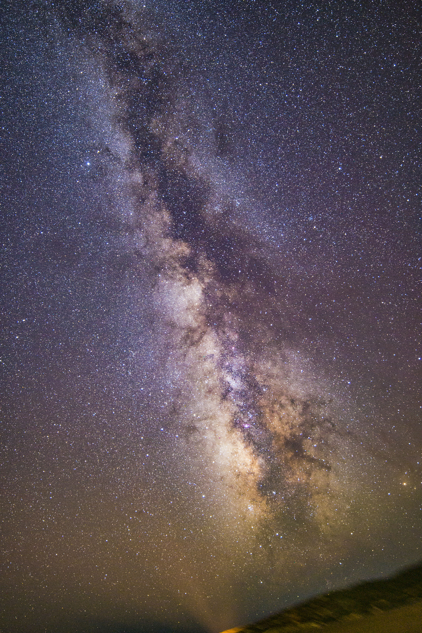 Samyang 14mm F2.8 ED AS IF UMC sample photo. Μilky arc photography