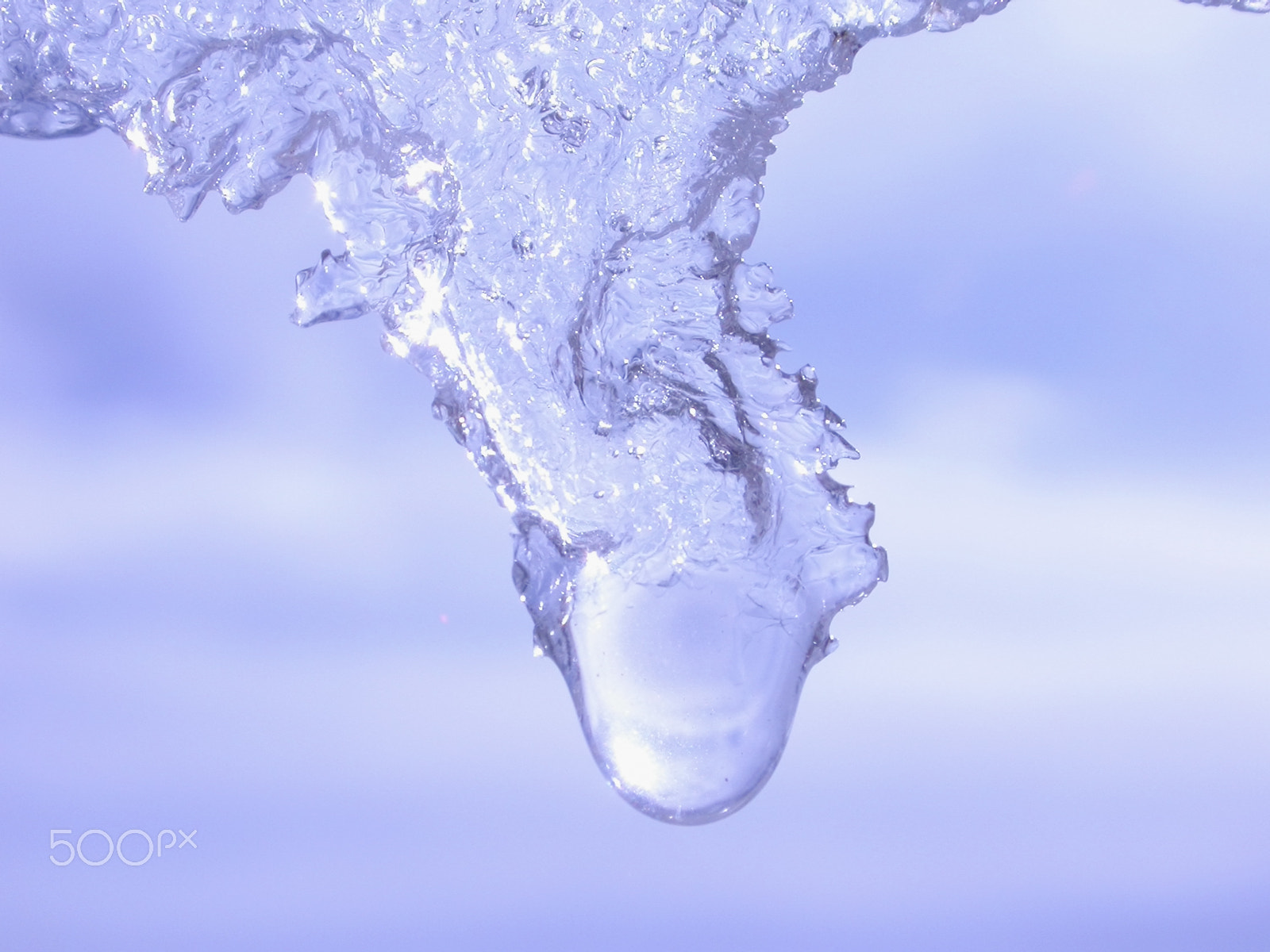 Nikon E4500 sample photo. Ice cold ice photography