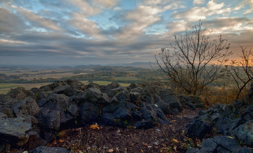 Pentax K-7 sample photo. Land of extinct volcanoes -- poland photography