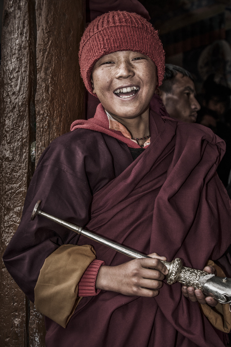 Nikon D3X sample photo. Young lama photography