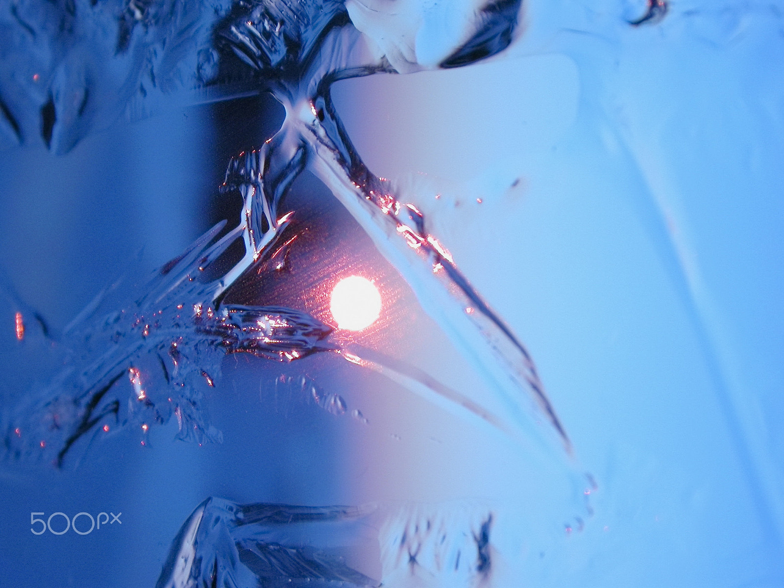 Nikon E4500 sample photo. Ice crystal photography